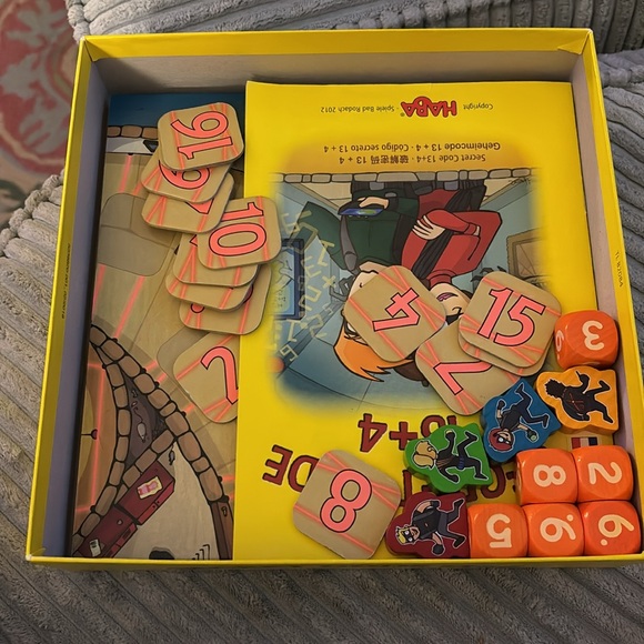 HABA Complete In Box! Secret Code 13 + 4 Math Codes Dice Museum - Picture 2 of 5